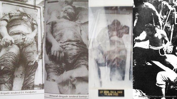 pengangkatan mayat para Jenderal dari sumur Lubang Buaya